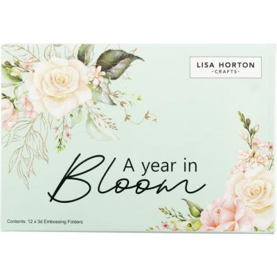 Lisa Horton Crafts Limited Edition Embossing Folders A Year In Bloom